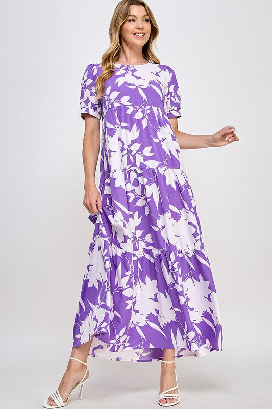 Floral Print Lavandeer Dress