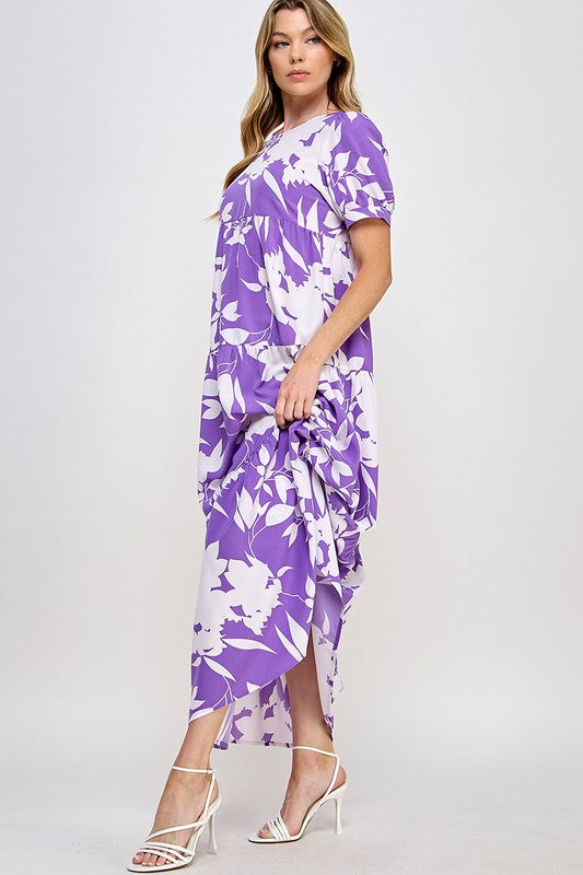 Floral Print Lavandeer Dress