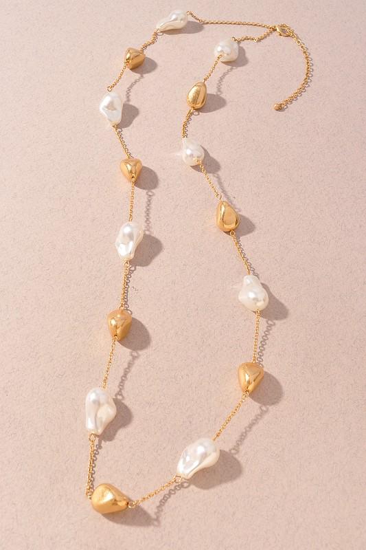 Pearl & Metallics Necklace