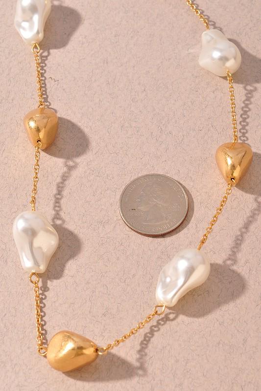 Pearl & Metallics Necklace