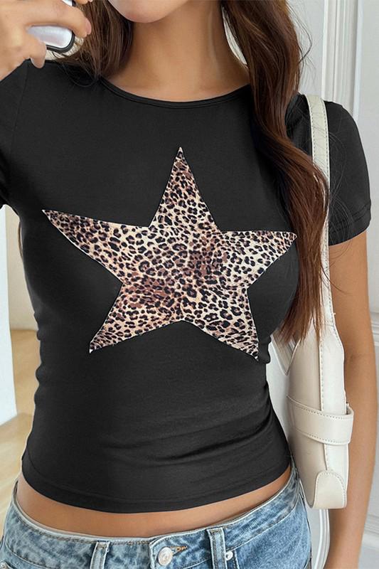 Black Star Fitted Tshirt (Preorder)