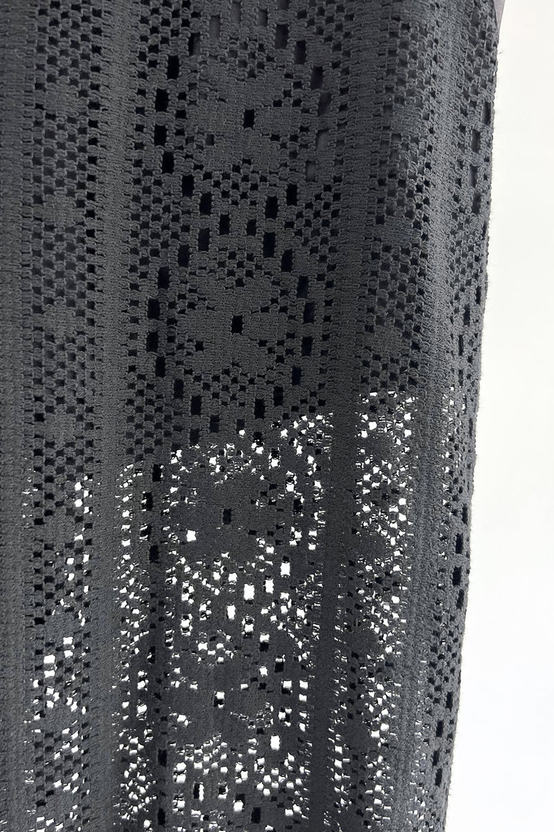 Contrast Embroidery Pants