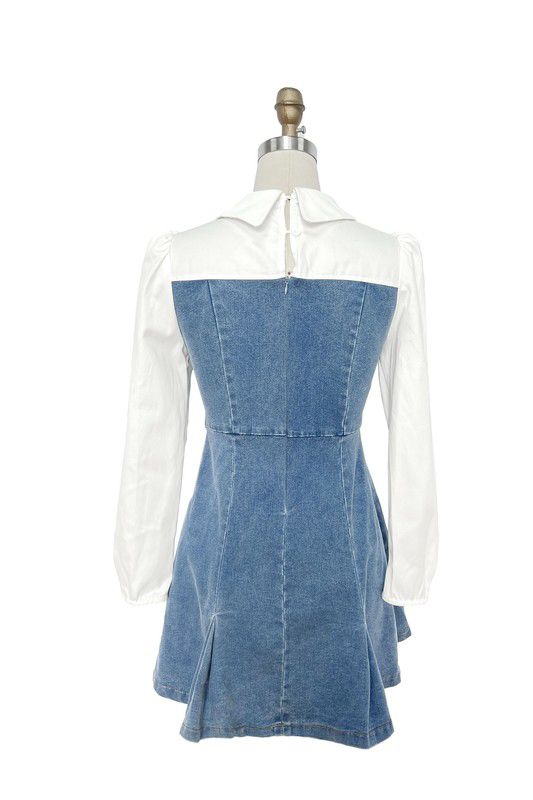 Denim Fashion Short Dress