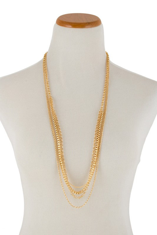 Long chain necklace