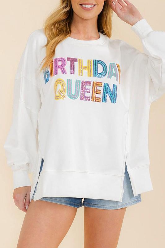 Birthday queen sweater