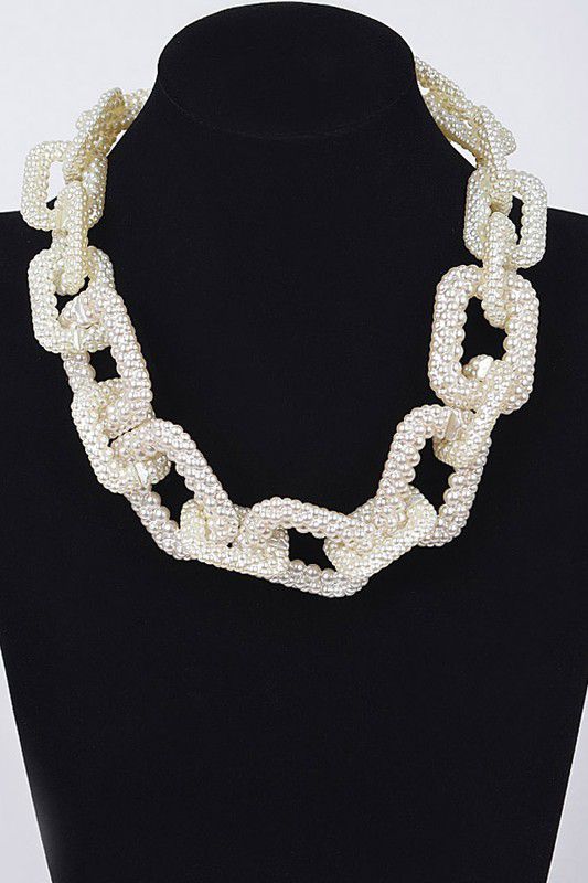 Pearl chain necklace