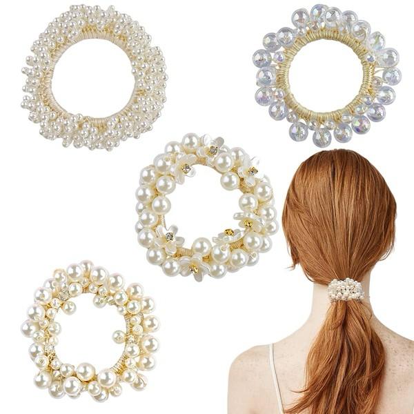 Crystal Pearl scrunchie