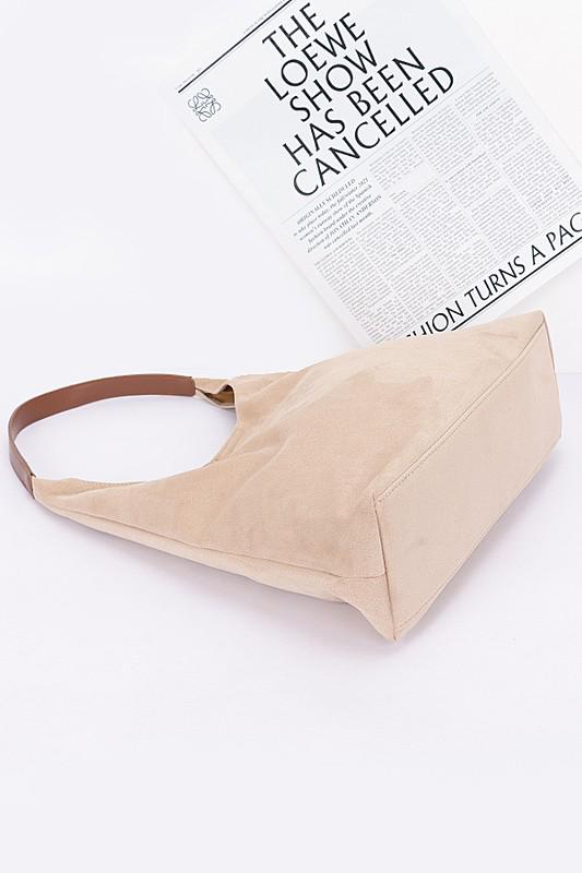 Latte suede bag (Pre order)