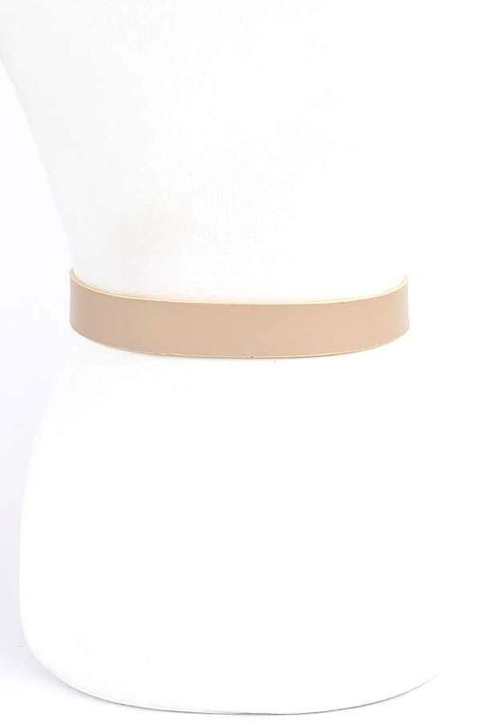 Nude Double ring buckle fashion belt