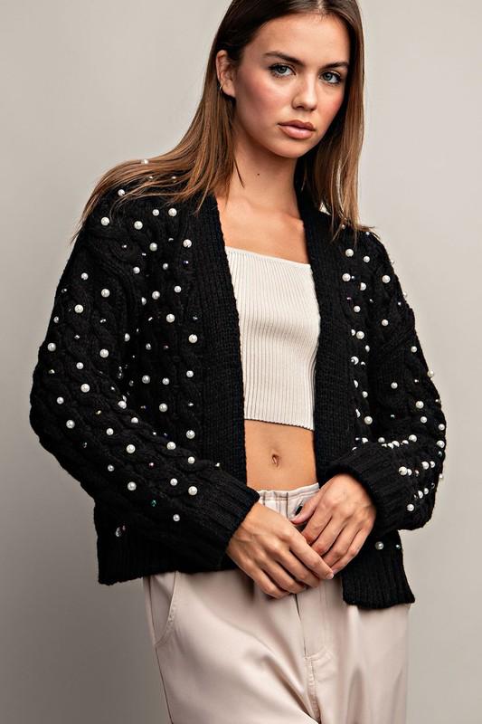 Jewel crochet cardigan