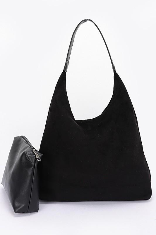 Black suede bag (Pre order)