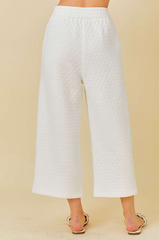 White relaxed two piece set