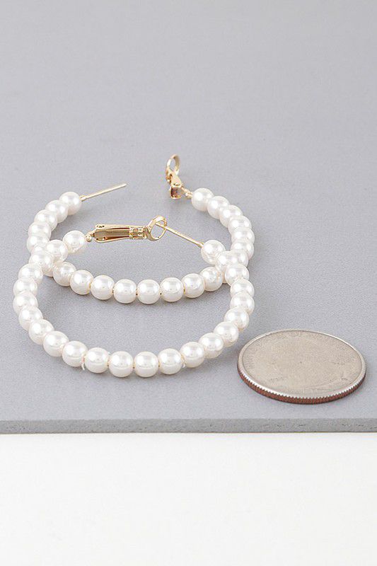 Pearl hoops