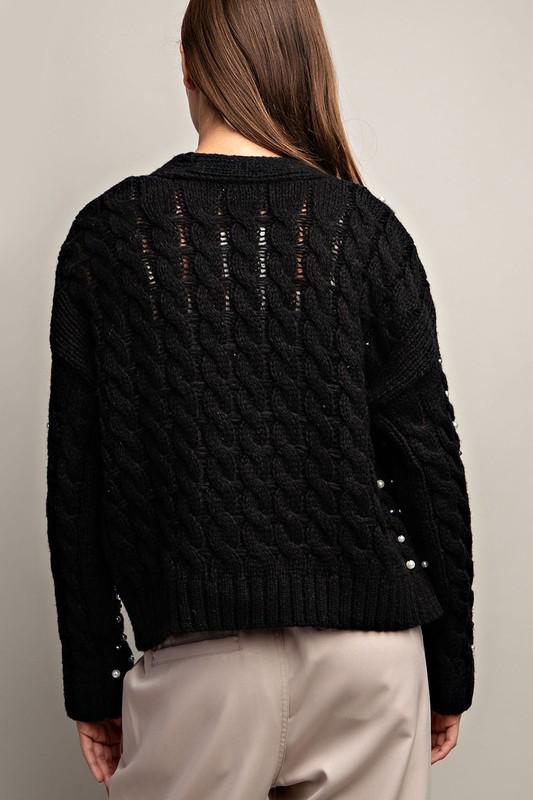 Jewel crochet cardigan