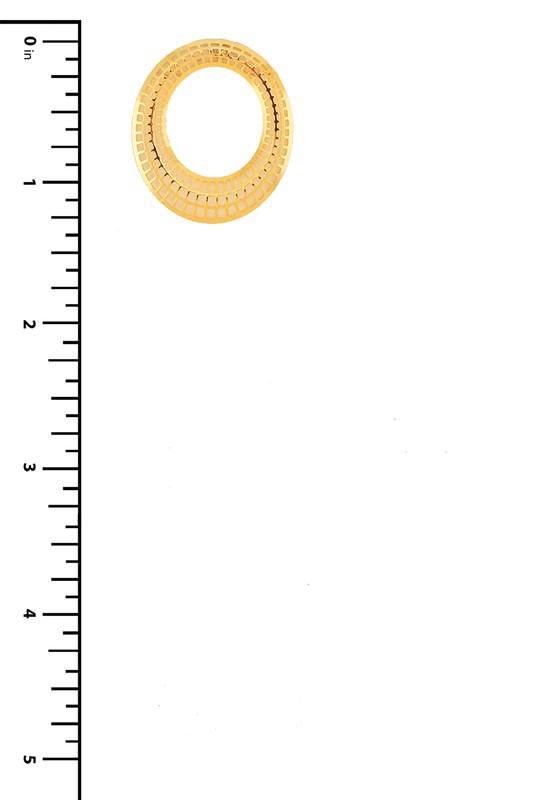 Ice O ring stud earrings