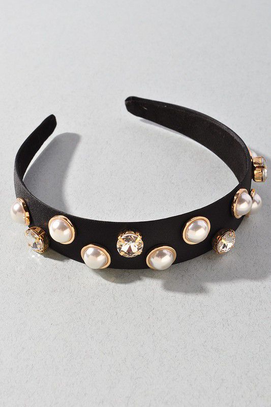 Pearl & rhy head band