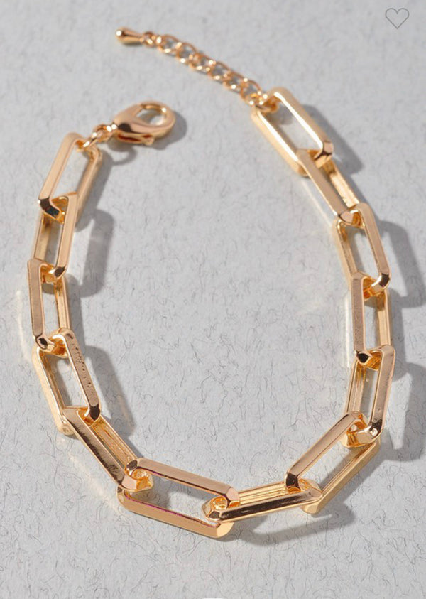 Chain square bracelet